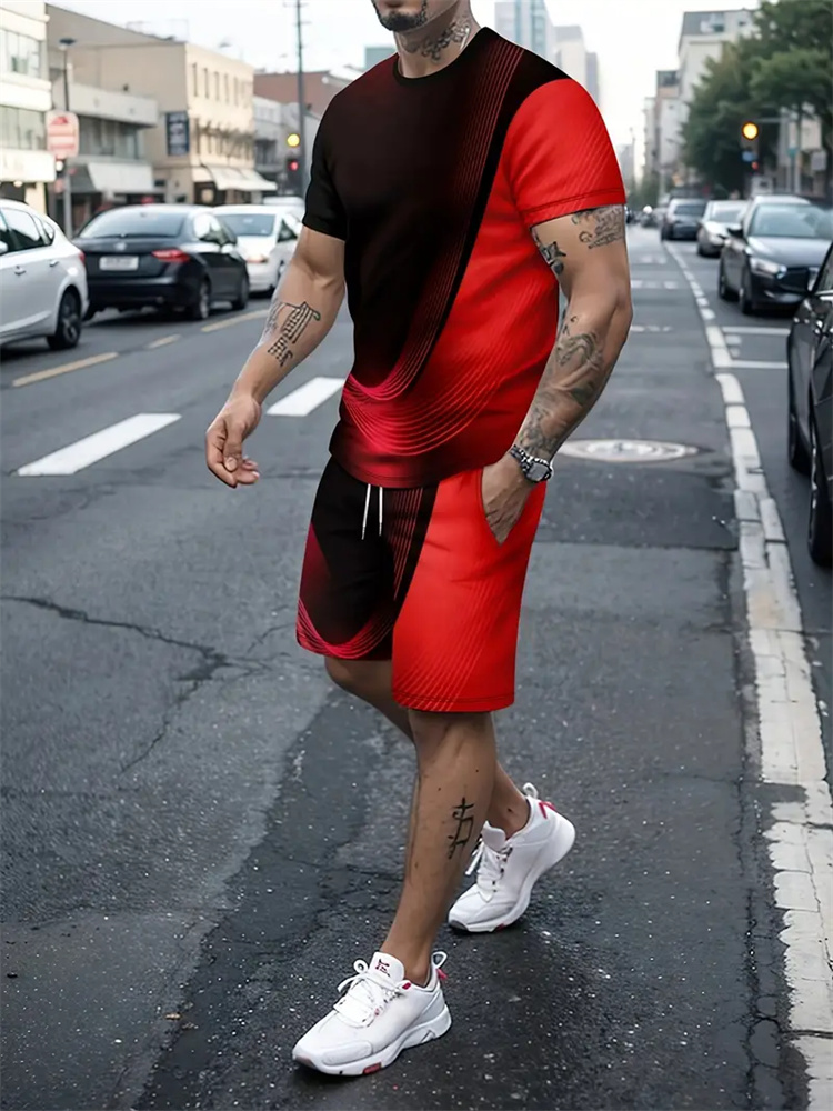 Men Women Gradient Texture T-s - Summer Clothing Styles recension och pris