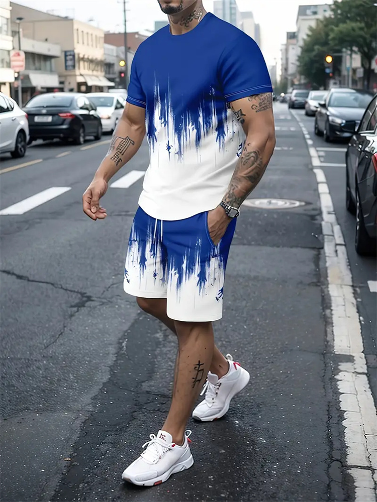 Men Women Gradient Texture T-s - Summer Clothing Styles recension och pris