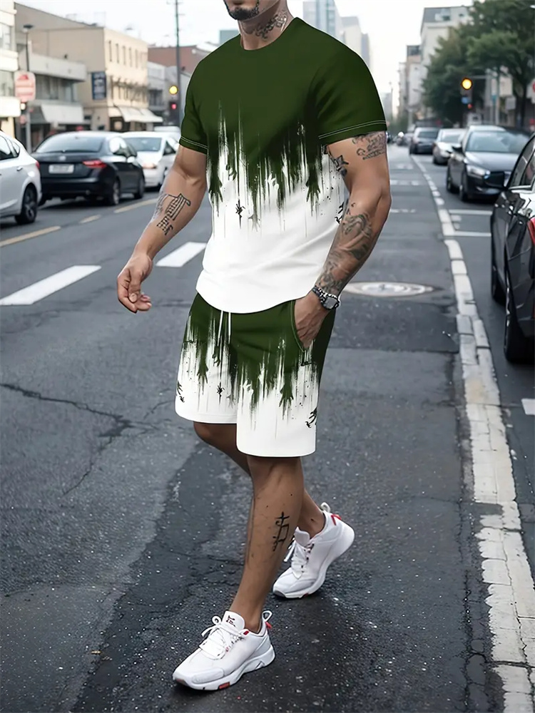 Men Women Gradient Texture T-s - Summer Clothing Styles recension och pris