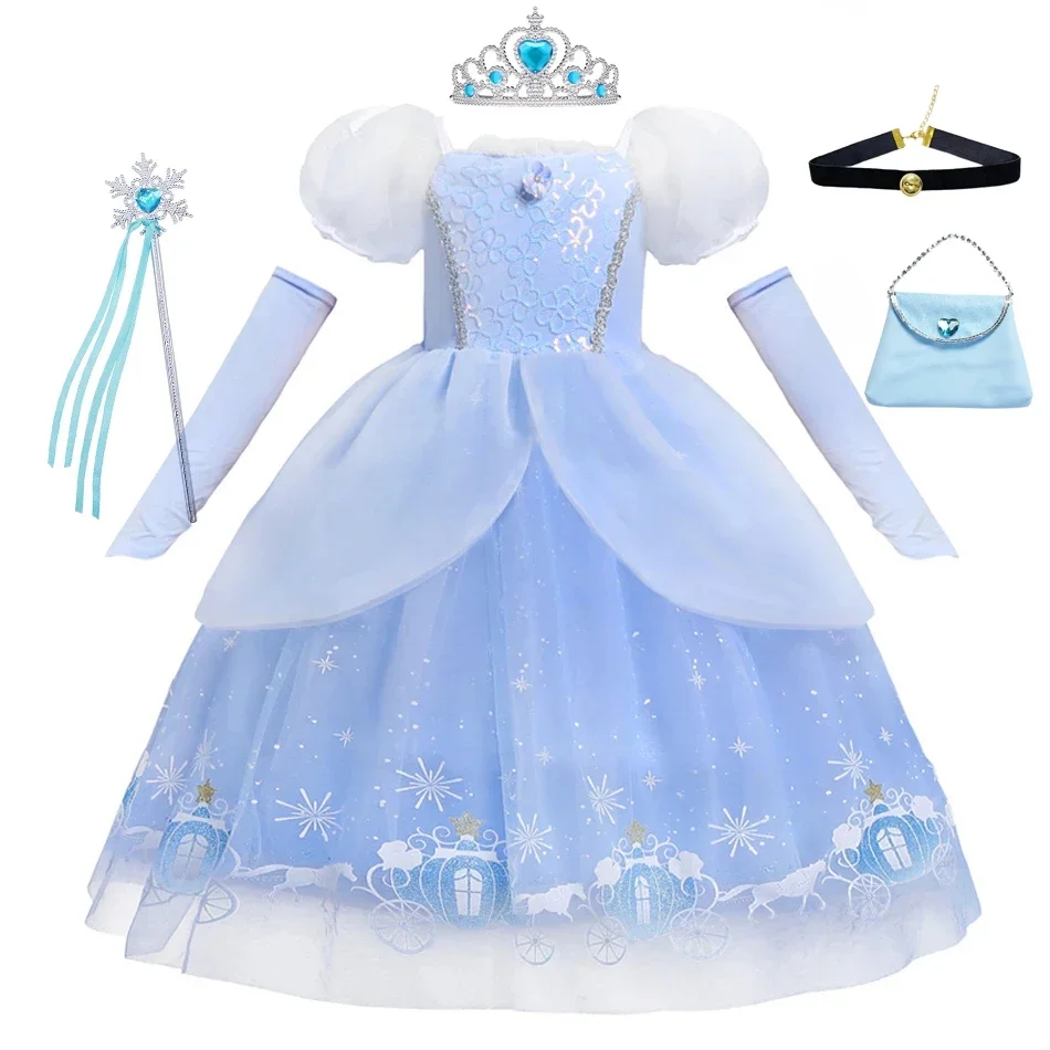 Cinderella Princess Cosplay Dr - Summer Clothing For Kids Girls recension och pris