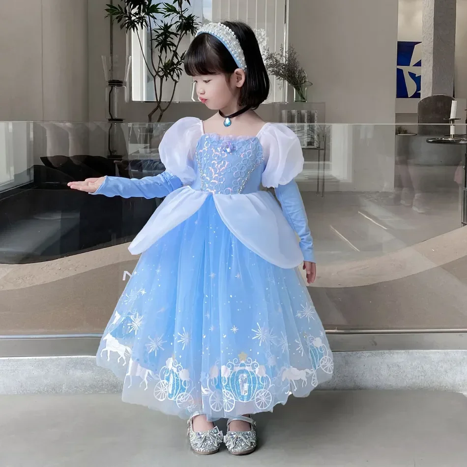 Cinderella Princess Cosplay Dr - Summer Clothing For Kids Girls recension och pris