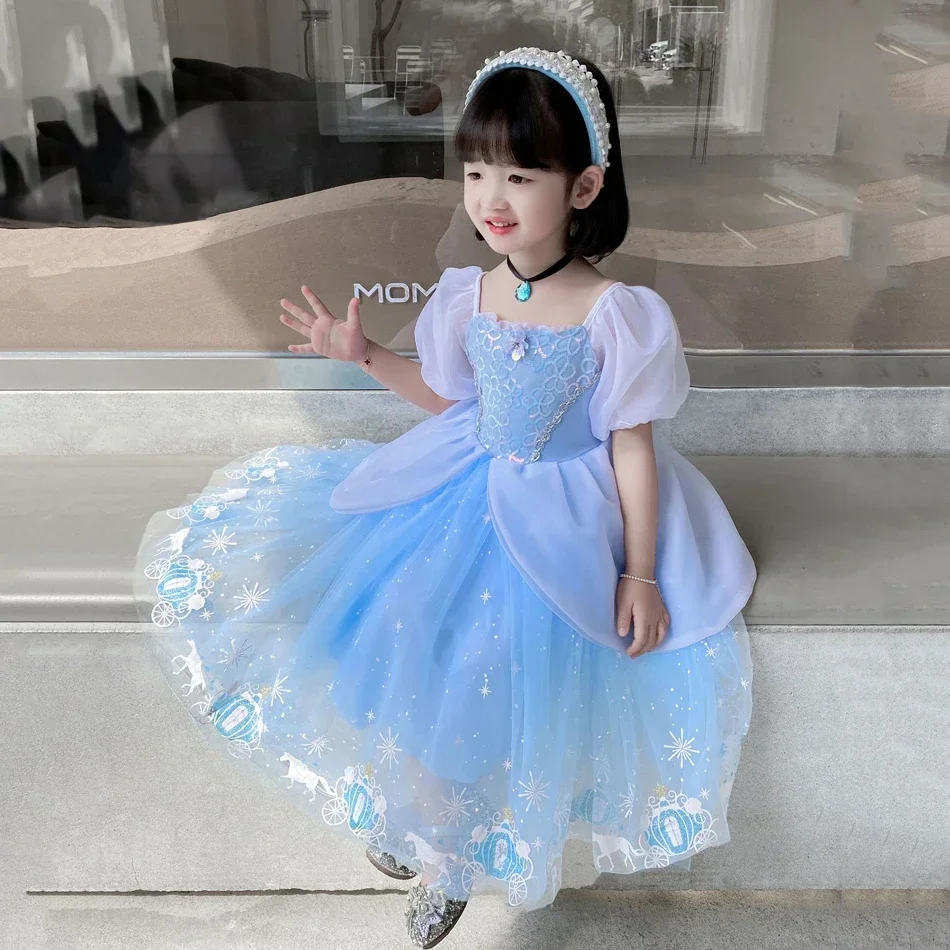 Cinderella Princess Cosplay Dr - Summer Clothing For Kids Girls recension och pris