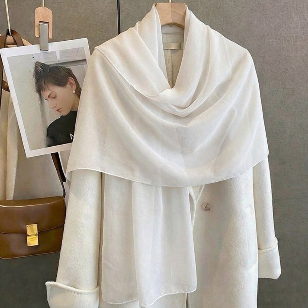 Solid Color Thin Shawl Chiffon - Sarong Pareo Wrap recension och pris