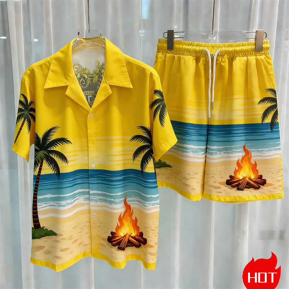 Summer Men's Shirt Sets 3D Coc - Summer Clothing Vacation recension och pris