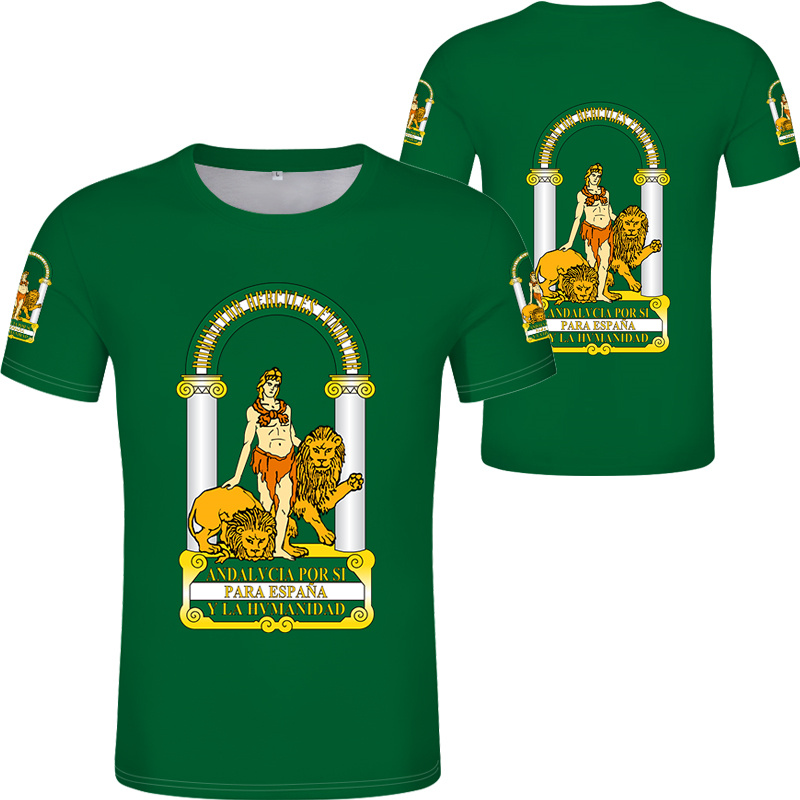 Andalusia Spain Flag Graphic T - Summer Clothing In Spanish recension och pris