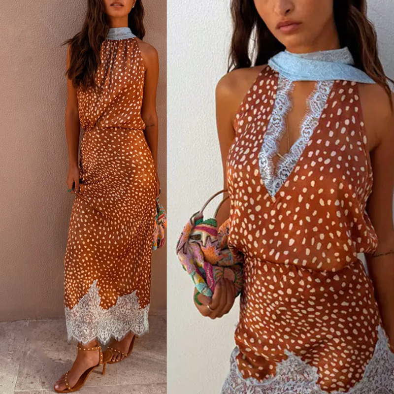 Women Summer Halter Printed Mi - Summer Away Clothing recension och pris