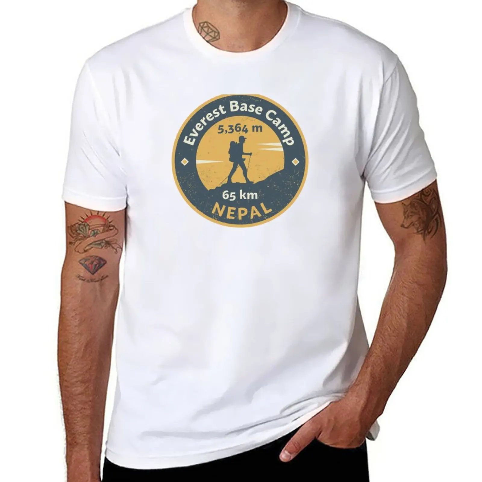 Crewneck Short Sleeve T Shirts - Summer Everest Clothing recension och pris
