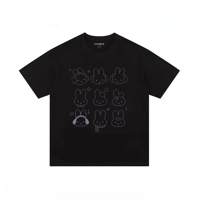 Kawaii Miffy T-shirt Cute Cart - Summer Away Clothing recension och pris