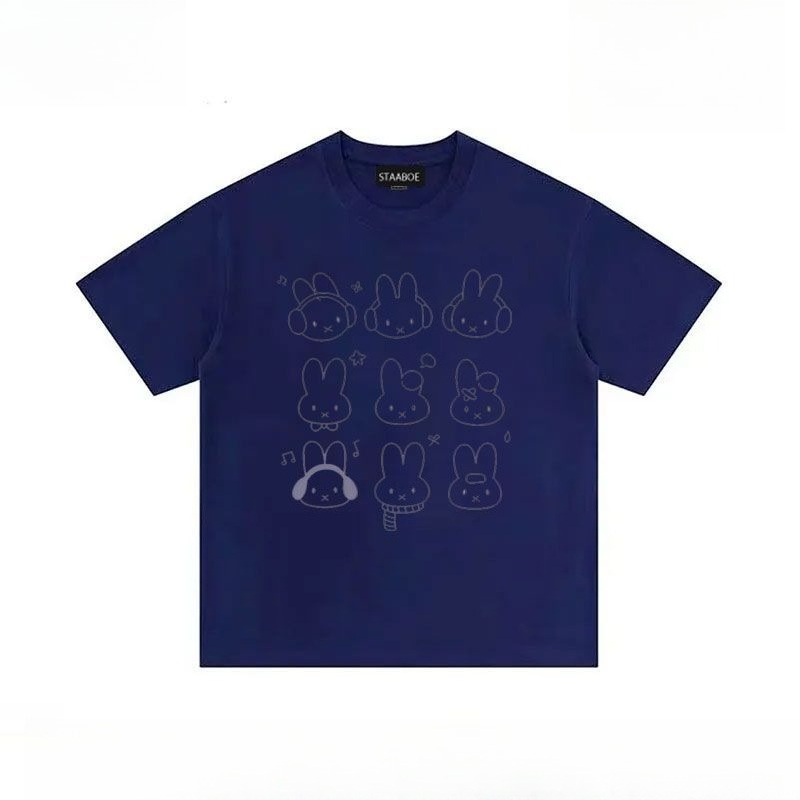 Kawaii Miffy T-shirt Cute Cart - Summer Away Clothing recension och pris