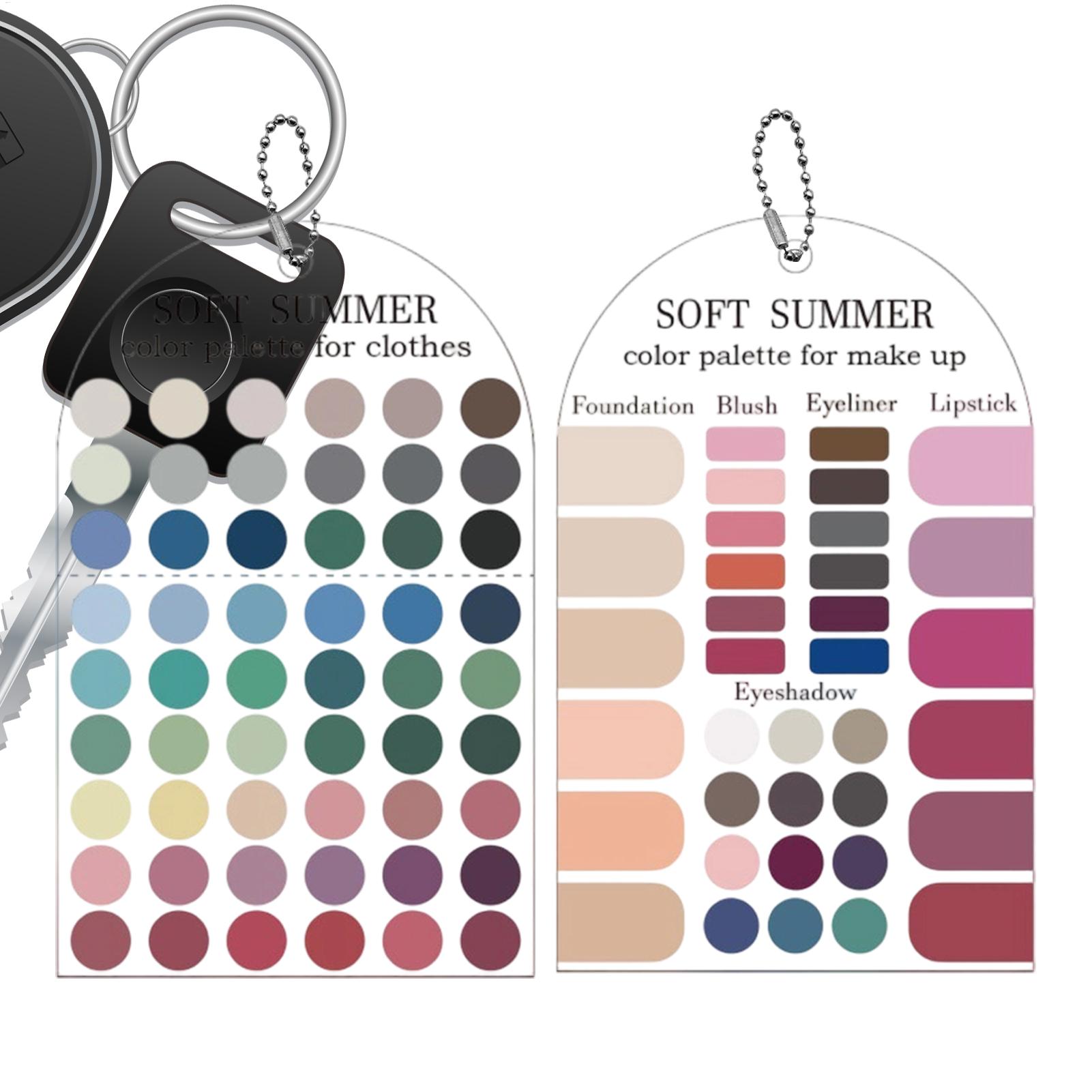 2Pcs Soft Summer Color Palette - Summer Clothing Guide recension och pris