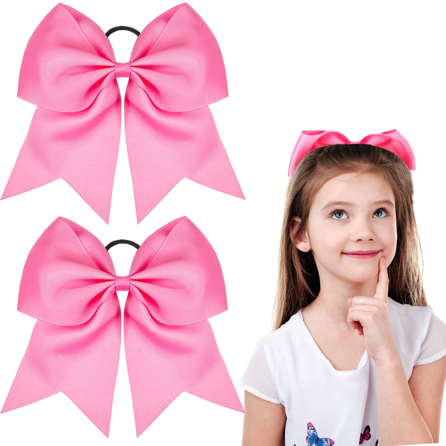Jumbo Cheerleading Bow 8 Inch  - Summer Clothing Teens recension och pris