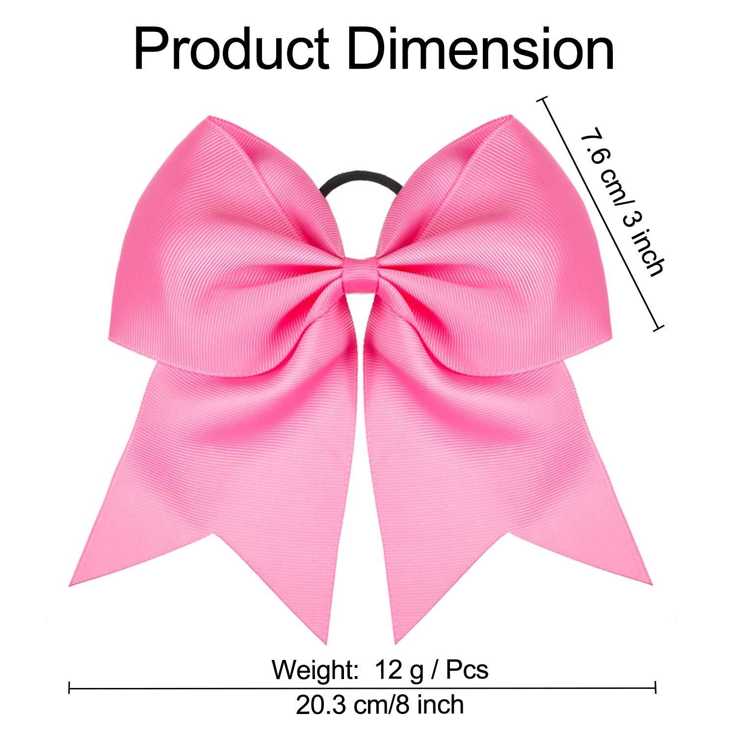 Jumbo Cheerleading Bow 8 Inch  - Summer Clothing Teens recension och pris