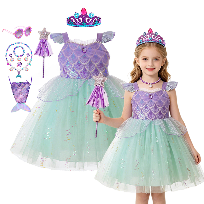 Kids Girls Mermaid Princess Fa - Summer Clothing For Kids Girls recension och pris