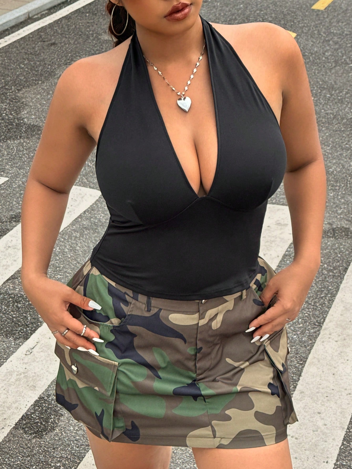 New Fashion Solid Color Plus S - Summer Clothing Clearance recension och pris
