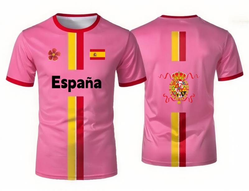 2026 Spanish Football Jersey T - Summer Clothing In Spanish recension och pris