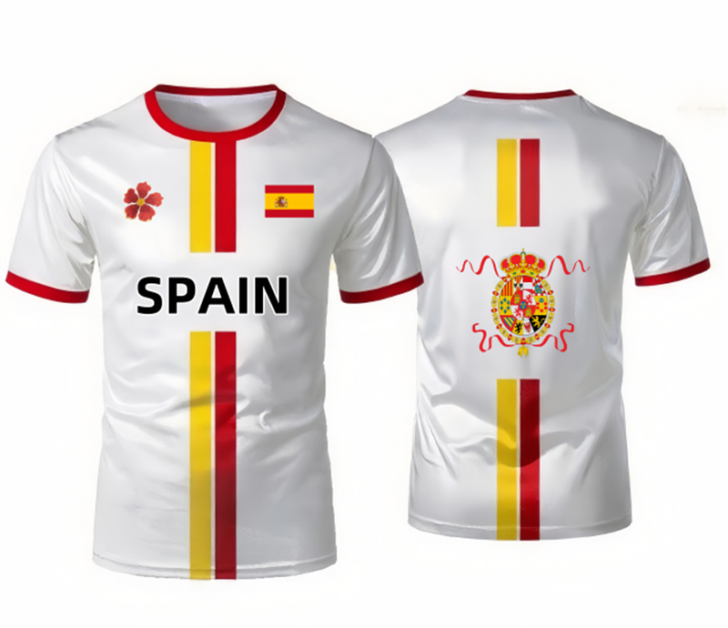 2026 Spanish Football Jersey T - Summer Clothing In Spanish recension och pris