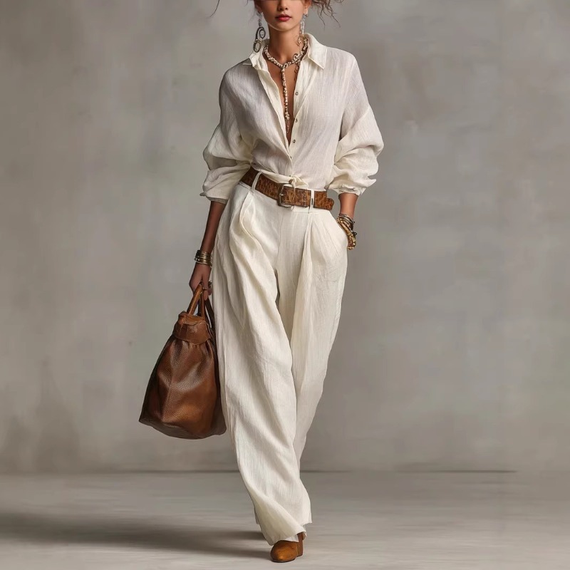Spring Summer Temperament Soli - Summer Clothing Men Linen recension och pris