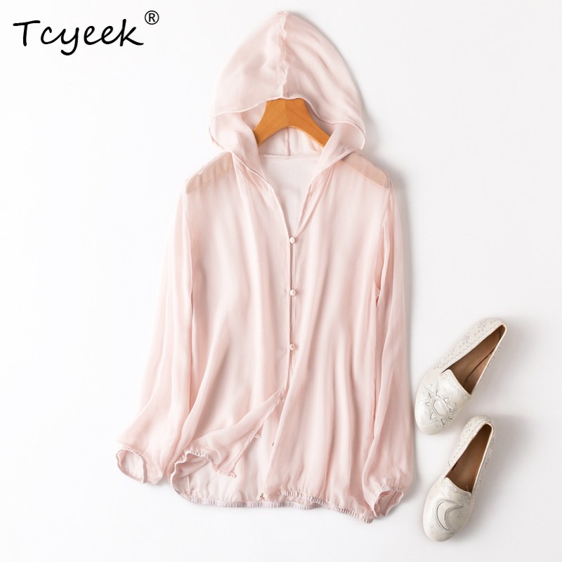 Tcyeek 100% Real Mulberry Silk - Summer Clothing Usa recension och pris