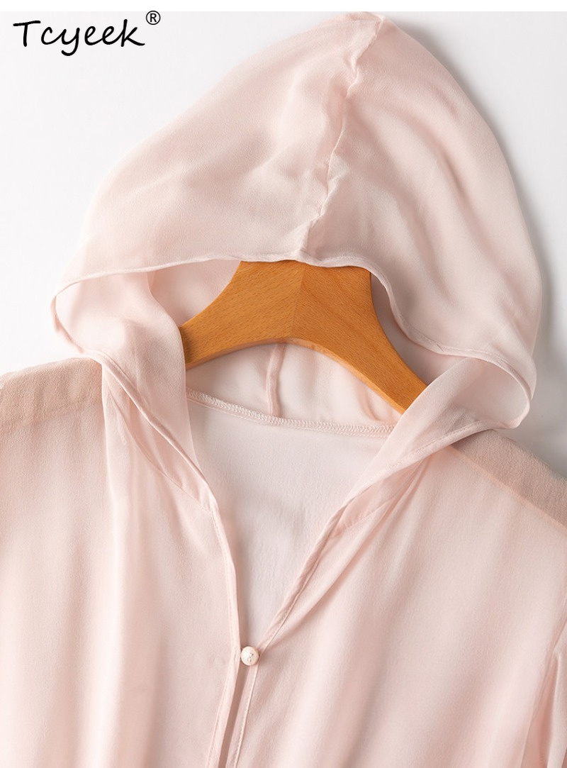Tcyeek 100% Real Mulberry Silk - Summer Clothing Usa recension och pris