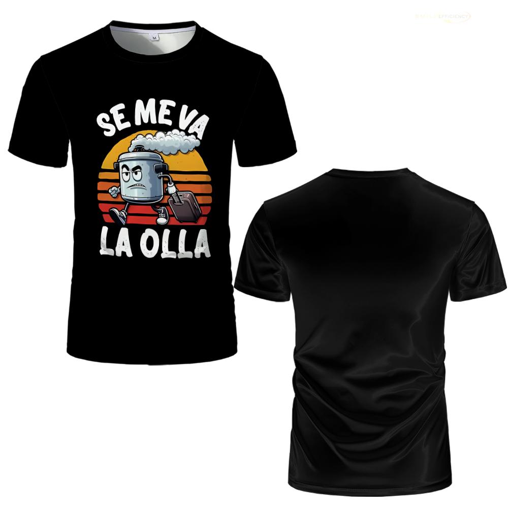 Se Me Va La Pinza Print T-Shir - Summer Clothing In Spanish recension och pris