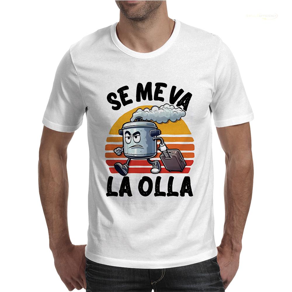 Se Me Va La Pinza Print T-Shir - Summer Clothing In Spanish recension och pris