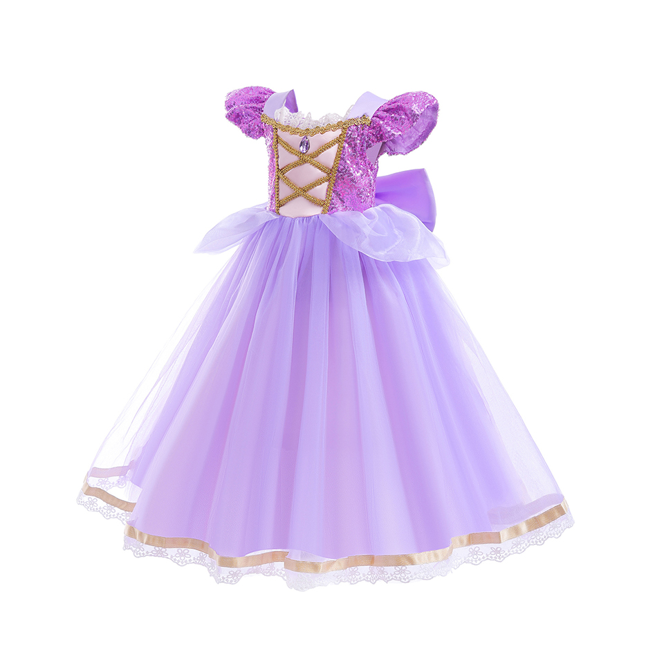 Summer Rapunzal Girl Princess  - Summer Clothing For Kids Girls recension och pris