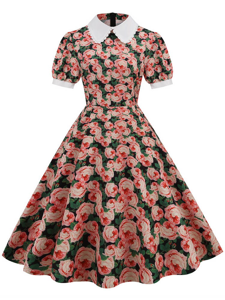 S~3XL  Women Midi Dress Floral - Sundress Midi Floral recension och pris