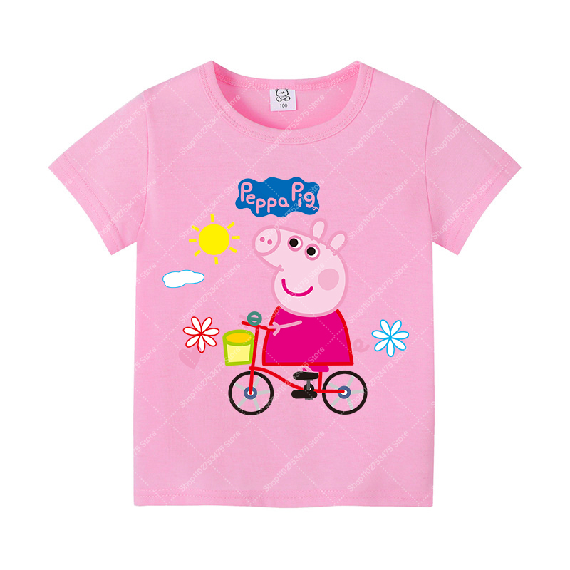 Kids Girl Cute Cotton T-shirt  - Summer Clothing For Kids Girls recension och pris