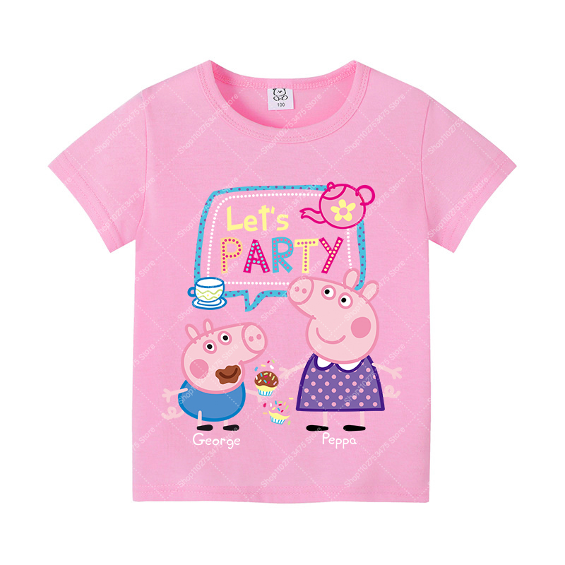 Kids Girl Cute Cotton T-shirt  - Summer Clothing For Kids Girls recension och pris