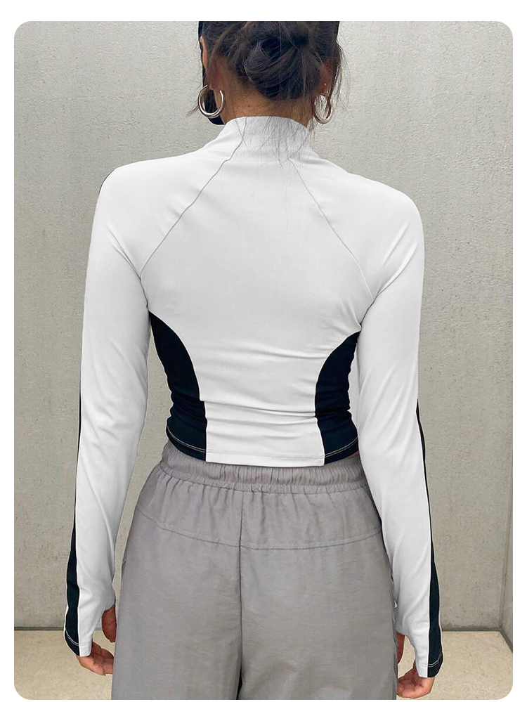 Yoga Clothes Stand Up Collar J - Summer Clothing Clearance recension och pris