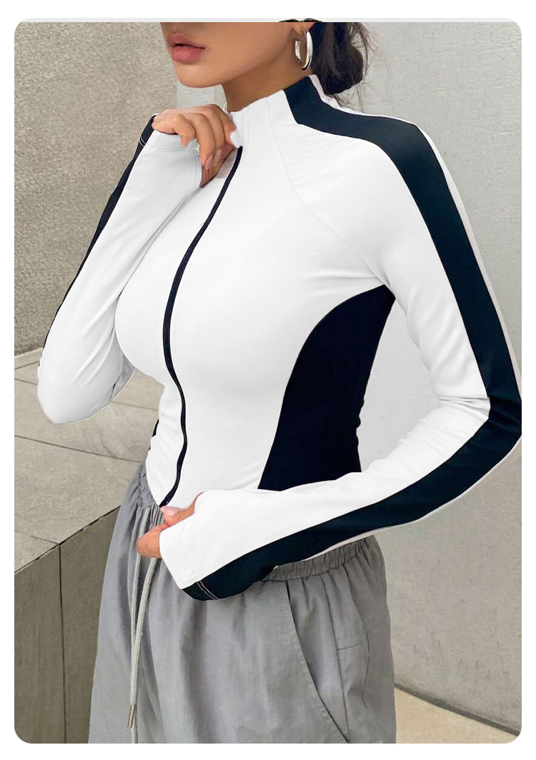 Yoga Clothes Stand Up Collar J - Summer Clothing Clearance recension och pris