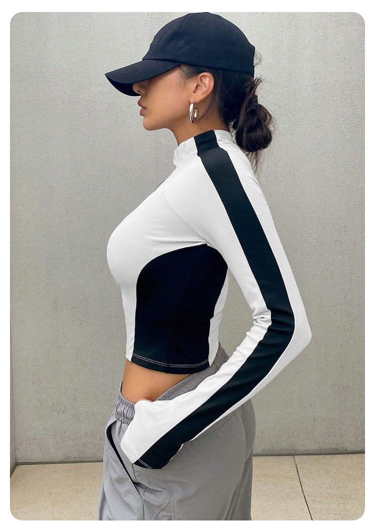 Yoga Clothes Stand Up Collar J - Summer Clothing Clearance recension och pris