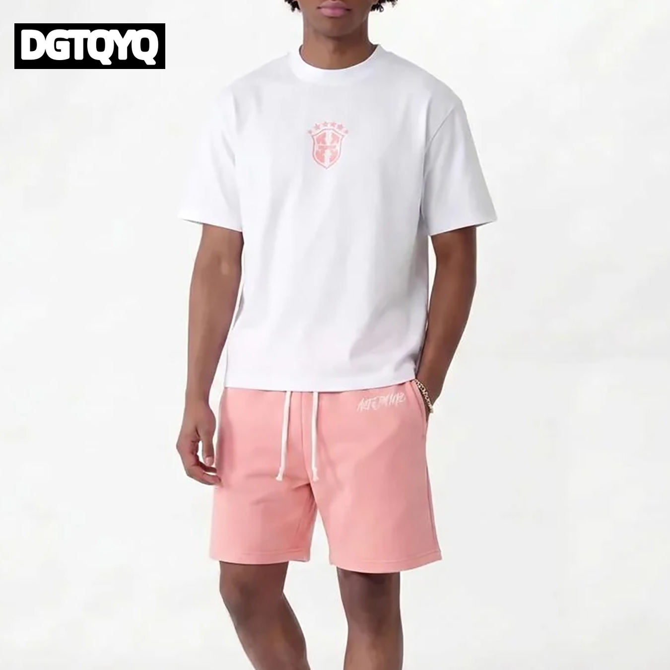 Man's Summer New Pink Embroide - Summer Clothing Styles recension och pris