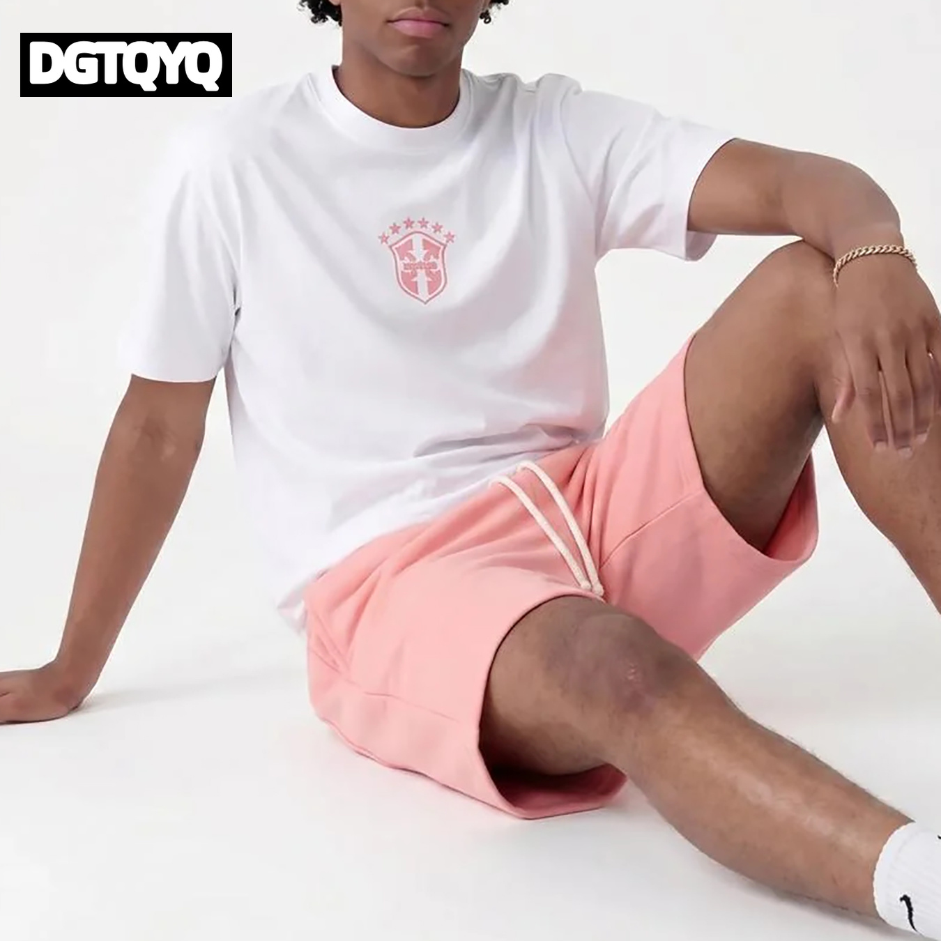 Man's Summer New Pink Embroide - Summer Clothing Styles recension och pris