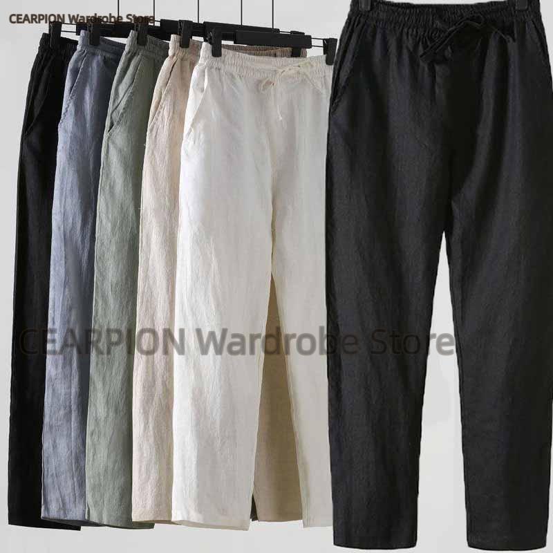 Summer Chinese Style Straight  - Summer Clothing Men Linen recension och pris