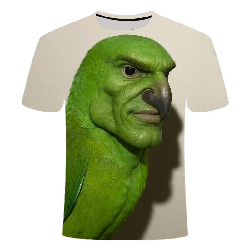 Funny Meme Monkey 3D Printed T - Summer Clothing Teens recension och pris