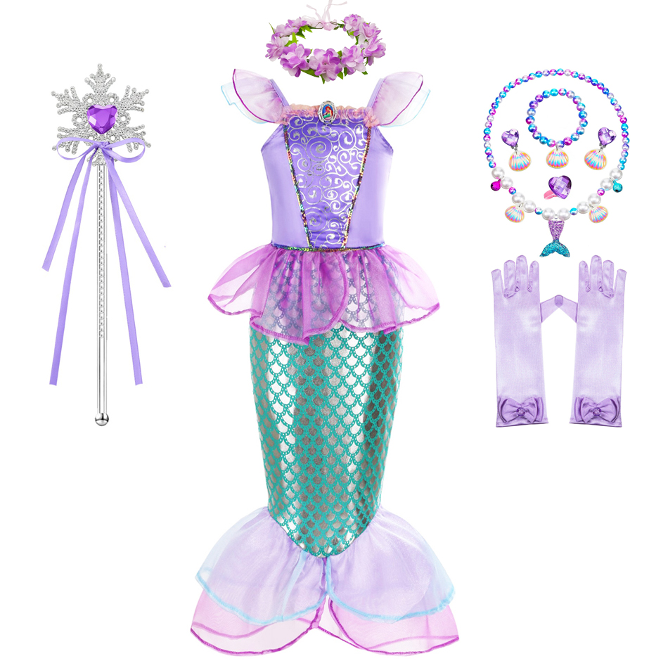 Mermaid Costume For Girls Hall - Summer Clothing For Kids Girls recension och pris