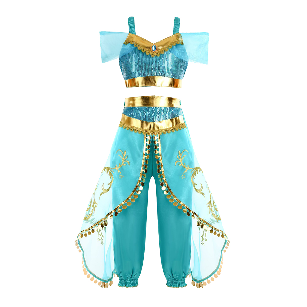 Girls Jasmine Fantasy Costume  - Summer Clothing For Kids Girls recension och pris