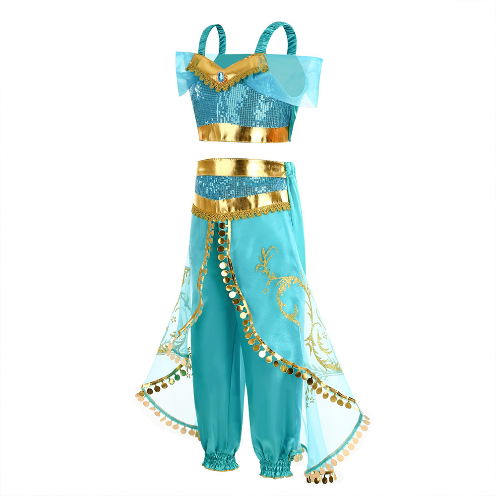 Girls Jasmine Fantasy Costume  - Summer Clothing For Kids Girls recension och pris