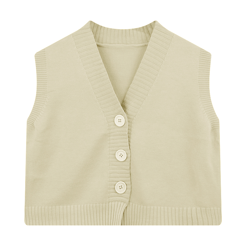 Button Down Sweater Vest for W - Summer Clothing Teens recension och pris