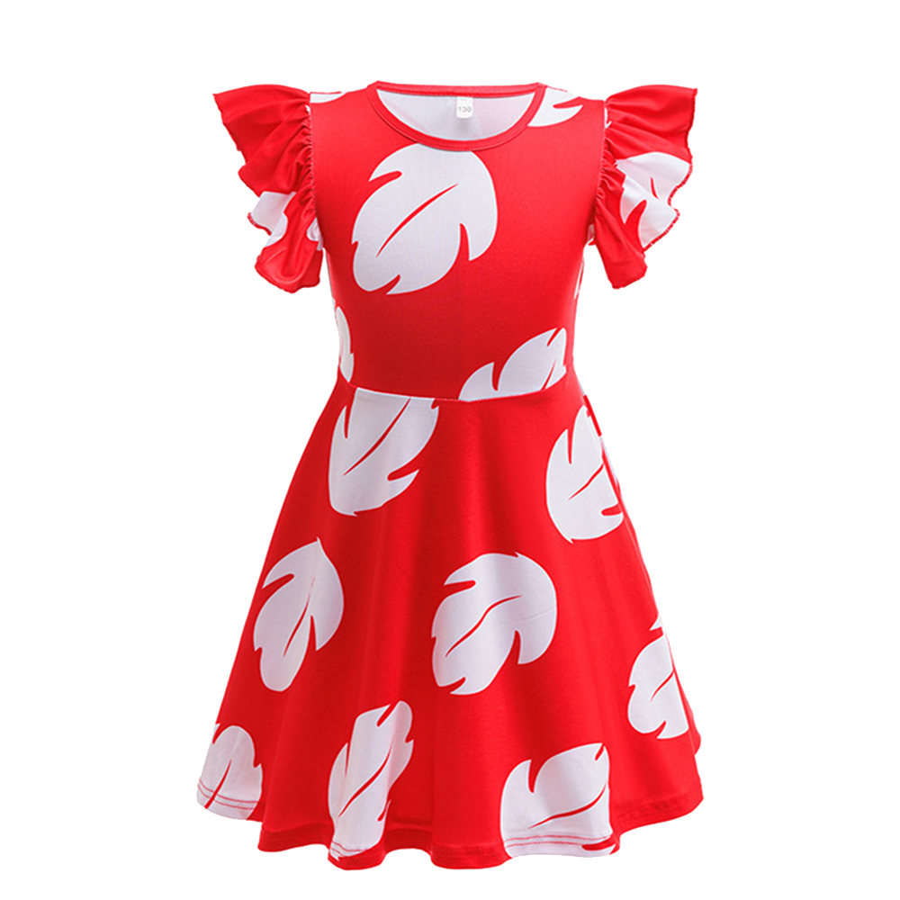 Cute Tropical Cartoon Dress fo - Summer Clothing For Kids Girls recension och pris
