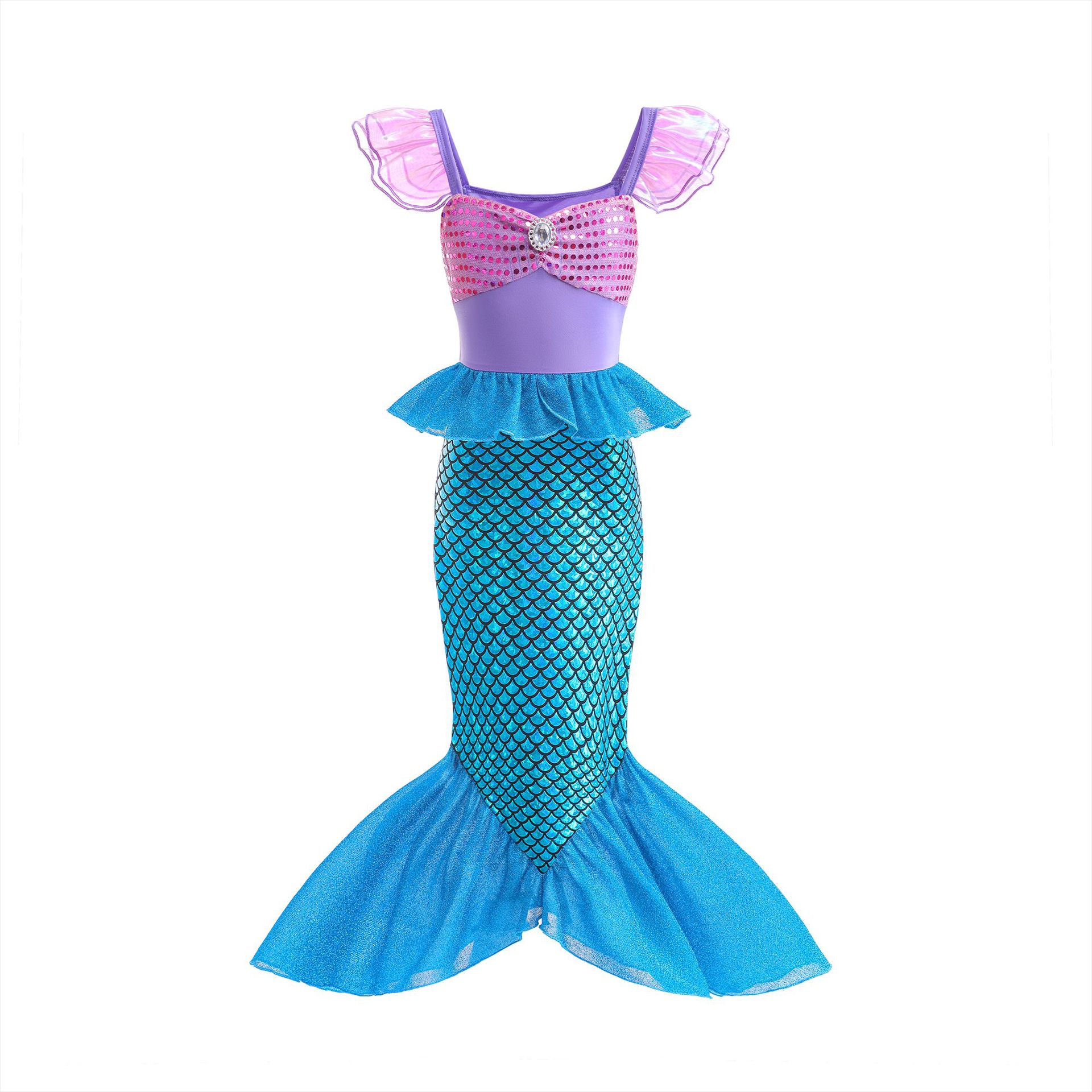 Mermaid Birthday Party Dress S - Summer Clothing For Kids Girls recension och pris