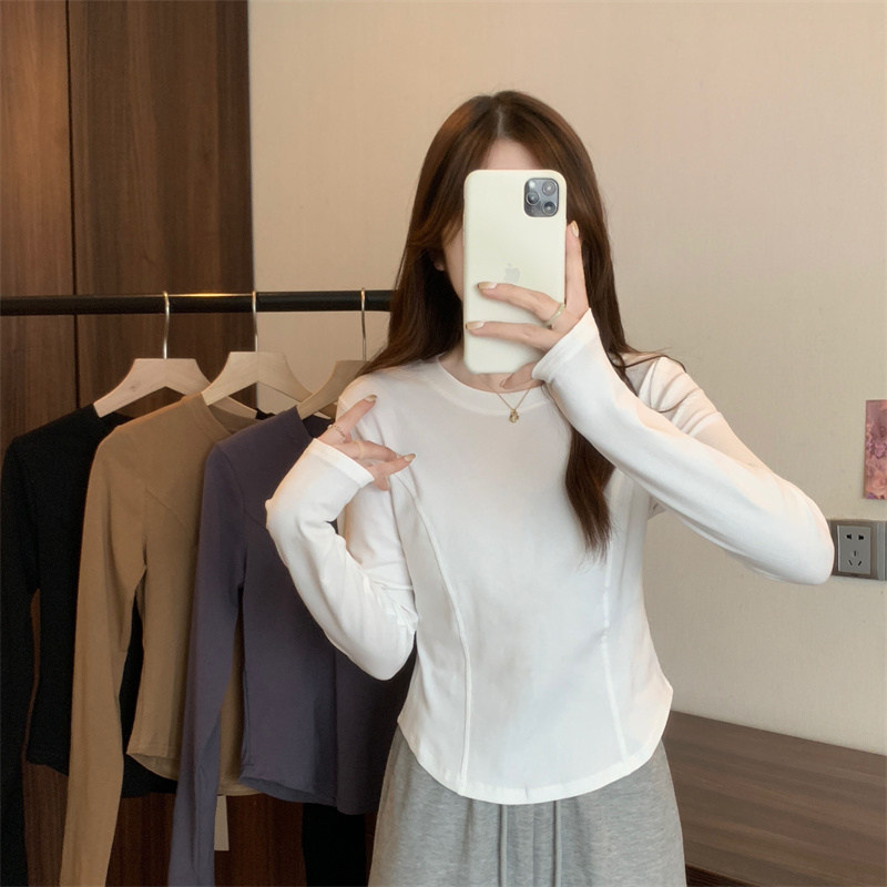Women Slim-fit Long-sleeve Bas - Summer Clothing Teens recension och pris