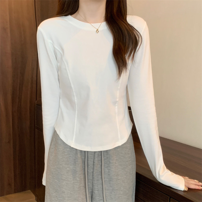 Women Slim-fit Long-sleeve Bas - Summer Clothing Teens recension och pris