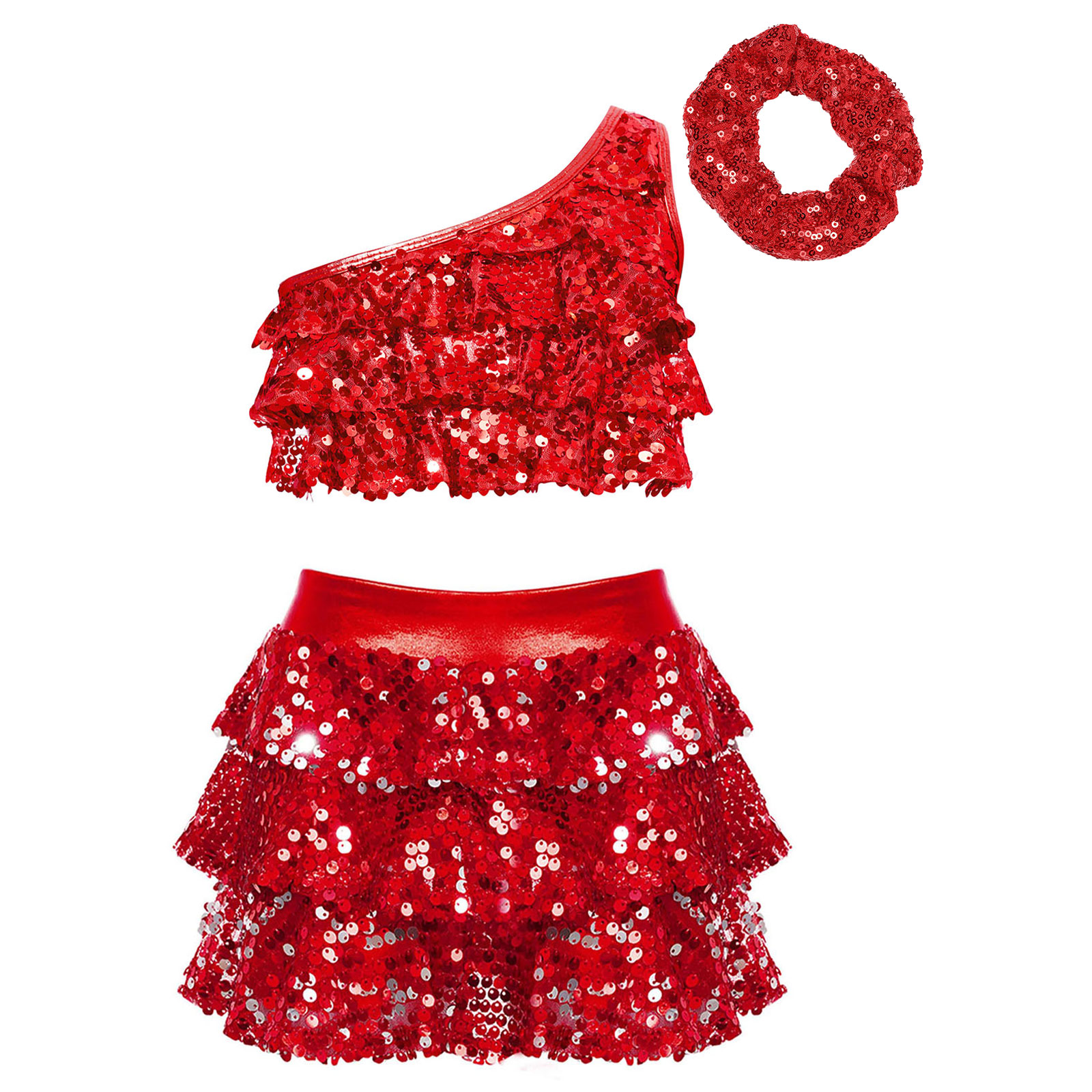 Kids Girls Shiny Sequins Latin - Summer Clothing For Kids Girls recension och pris
