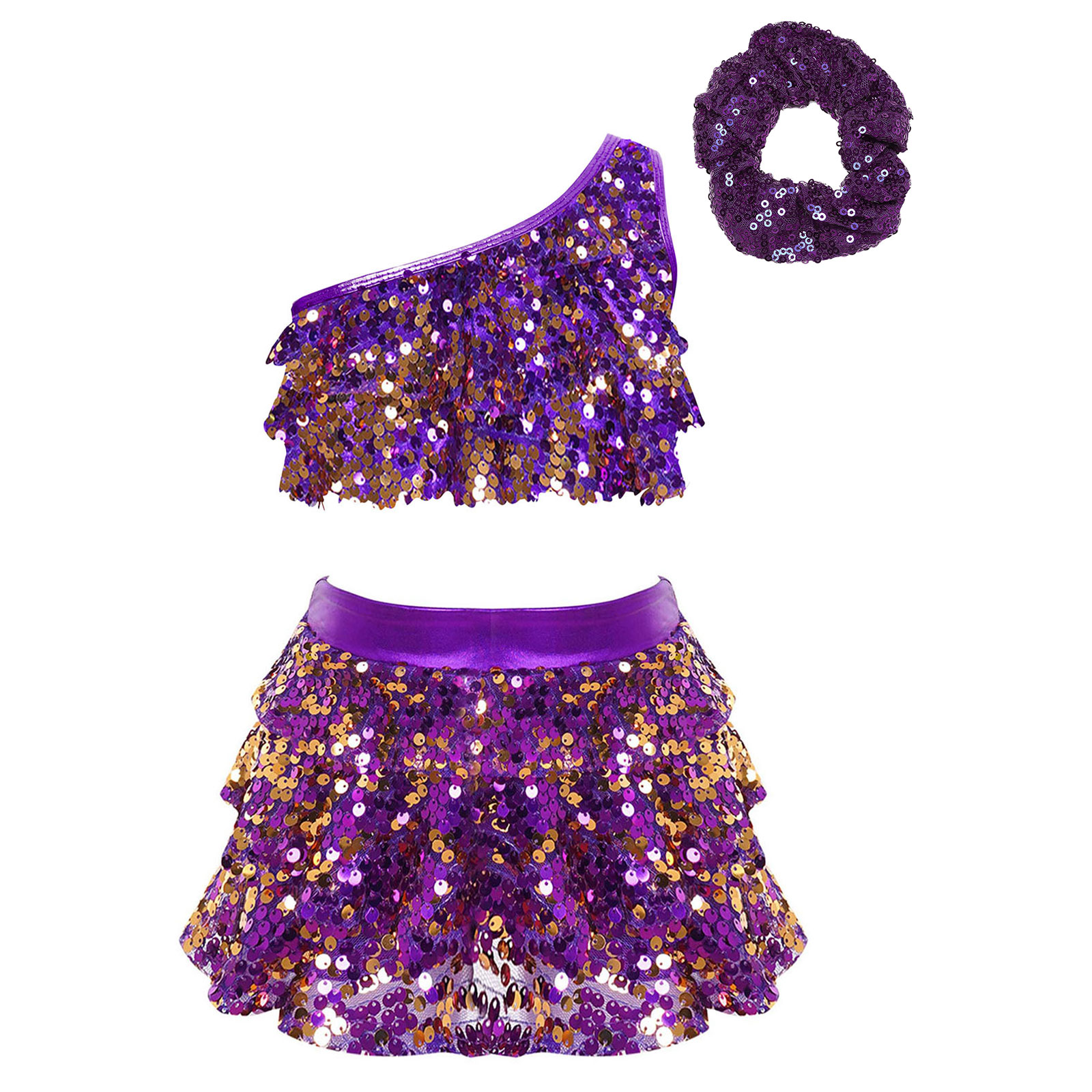 Kids Girls Shiny Sequins Latin - Summer Clothing For Kids Girls recension och pris
