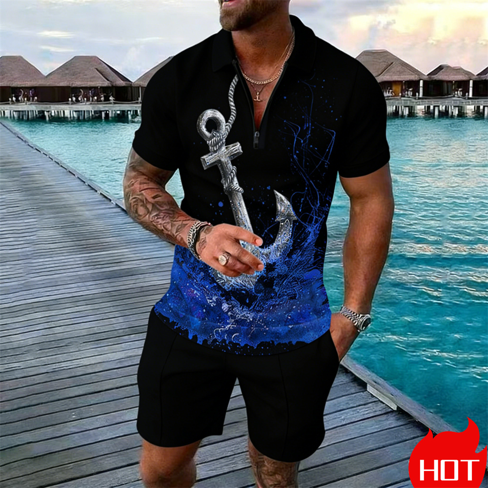 Summer man polo shirt set Vint - Summer Clothing Vacation recension och pris