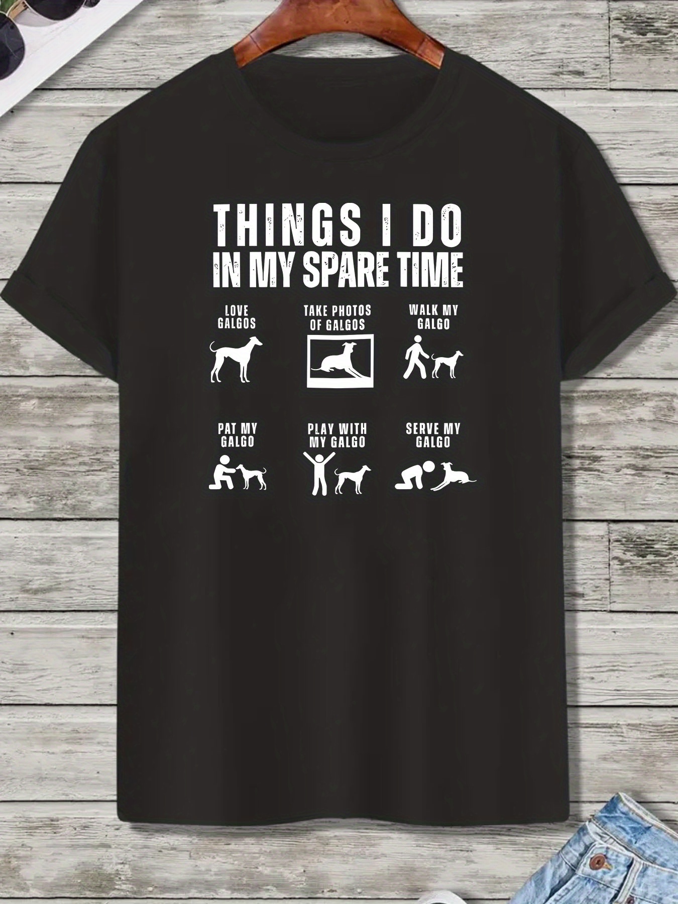 Funny Spanish Greyhound T-Shir - Summer Clothing In Spanish recension och pris